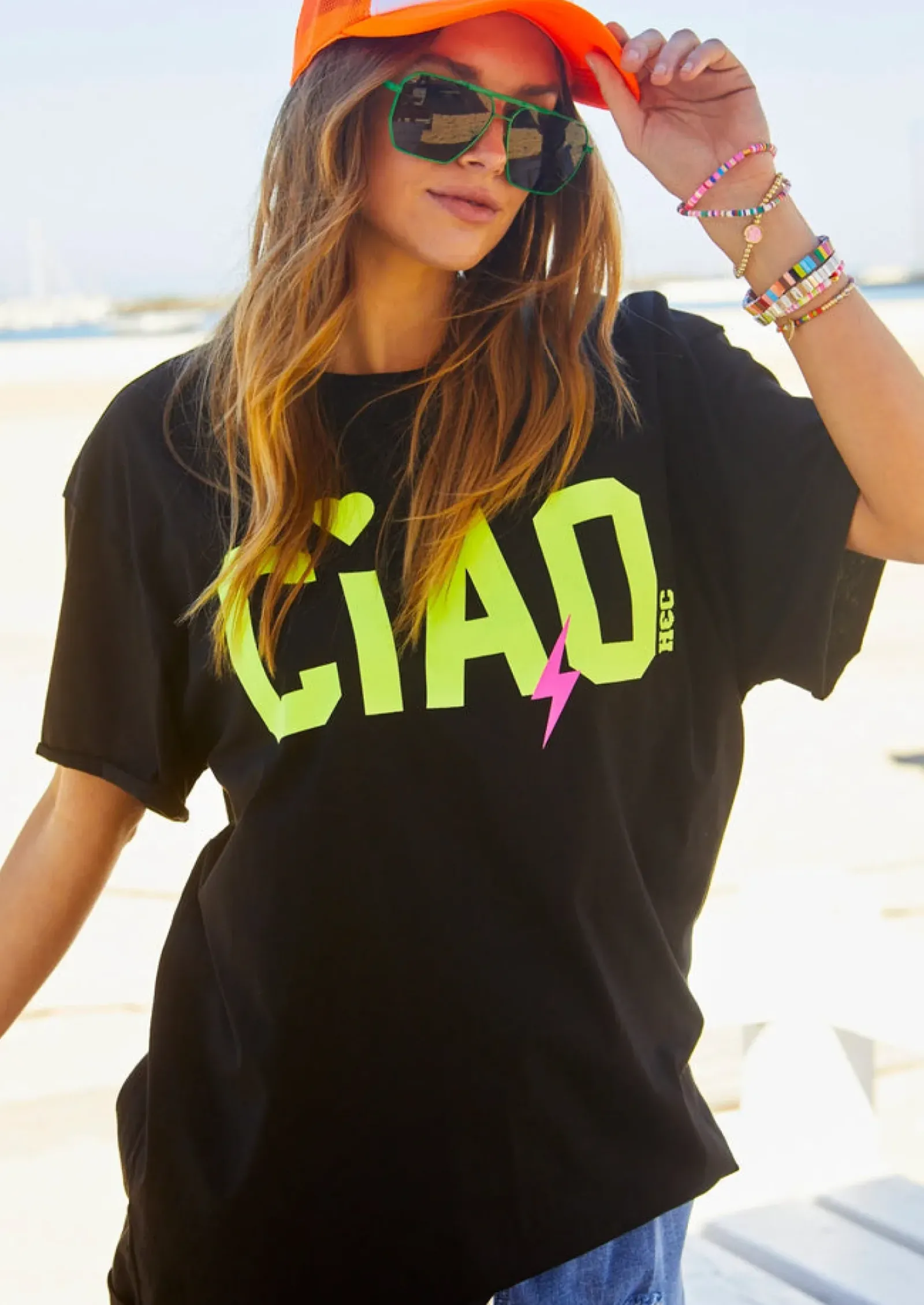 Cat Hammill Hammill & Co Ciao Tee - Black Sale