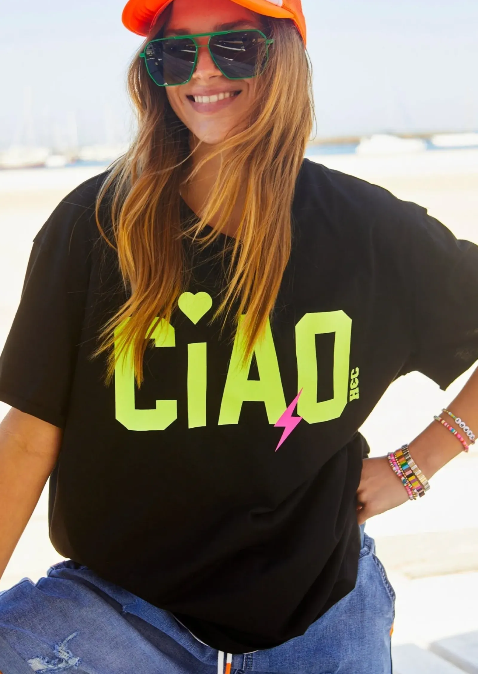 Cat Hammill Hammill & Co Ciao Tee - Black Sale