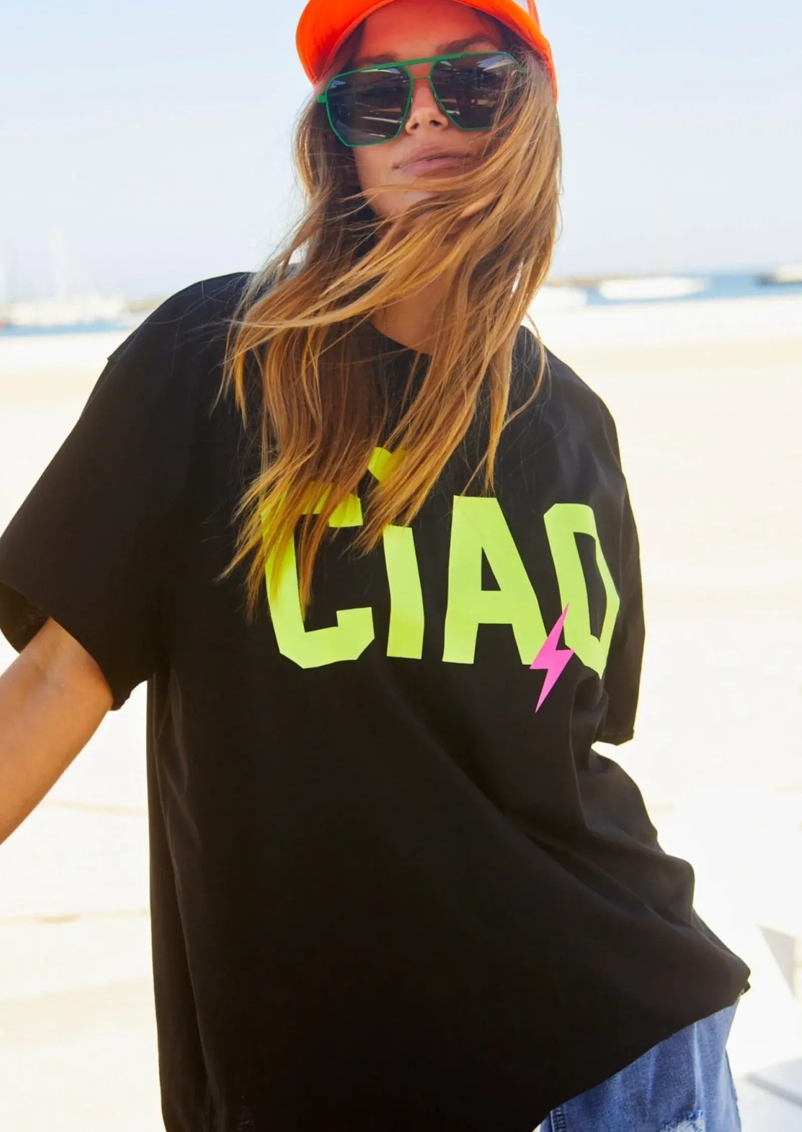 Cat Hammill Hammill & Co Ciao Tee - Black Sale