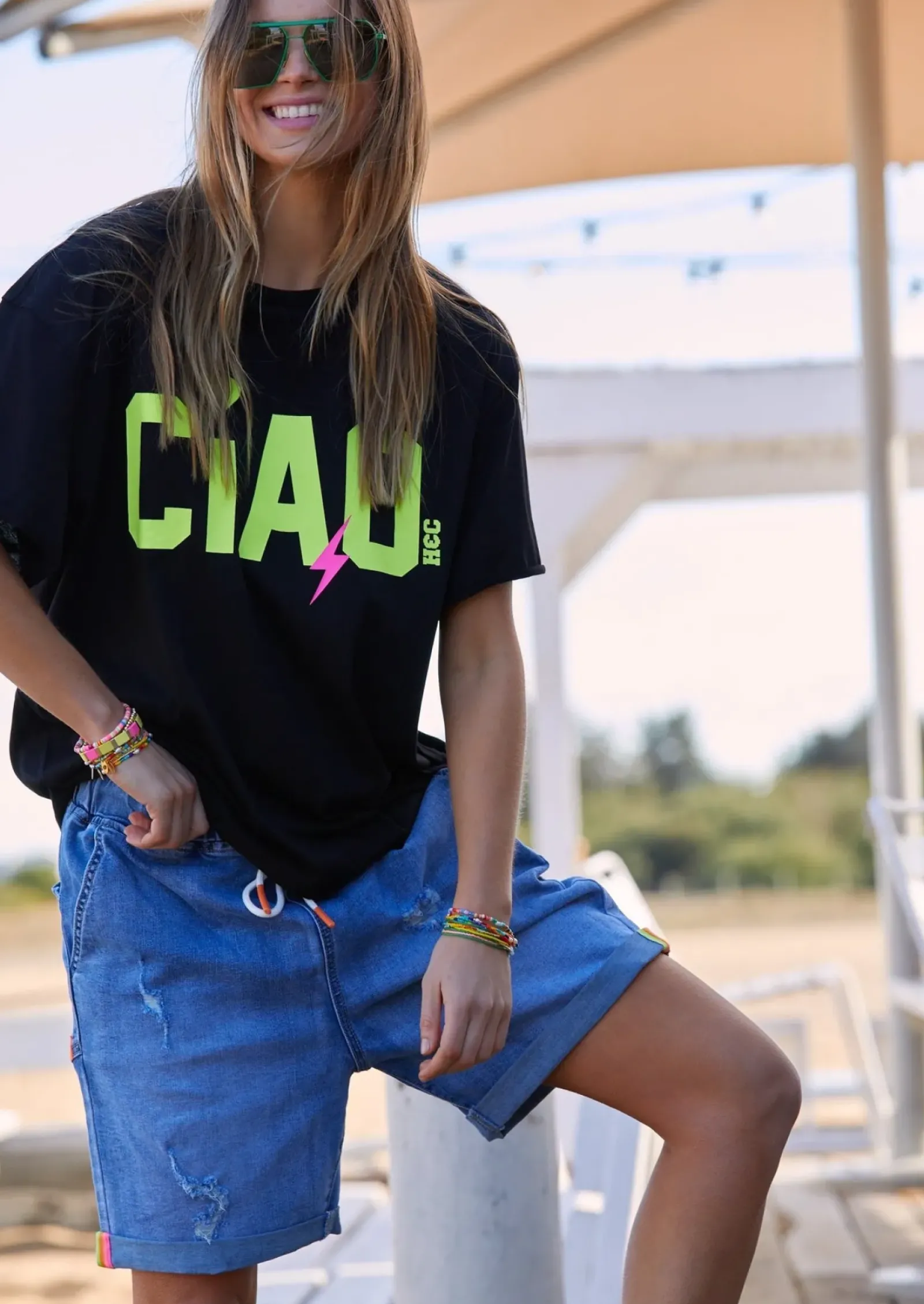 Cat Hammill Hammill & Co Ciao Tee - Black Sale