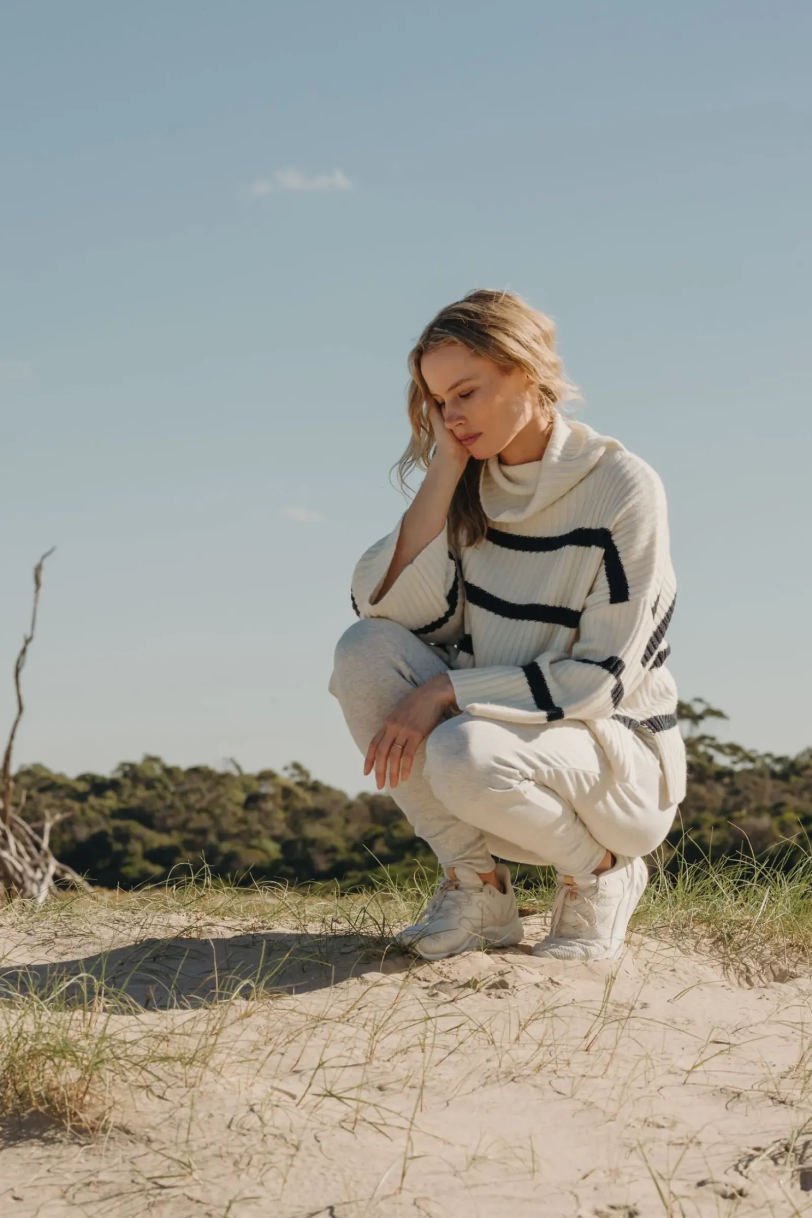Talamaya Divine Rib Pullover - Starling Stripe Best