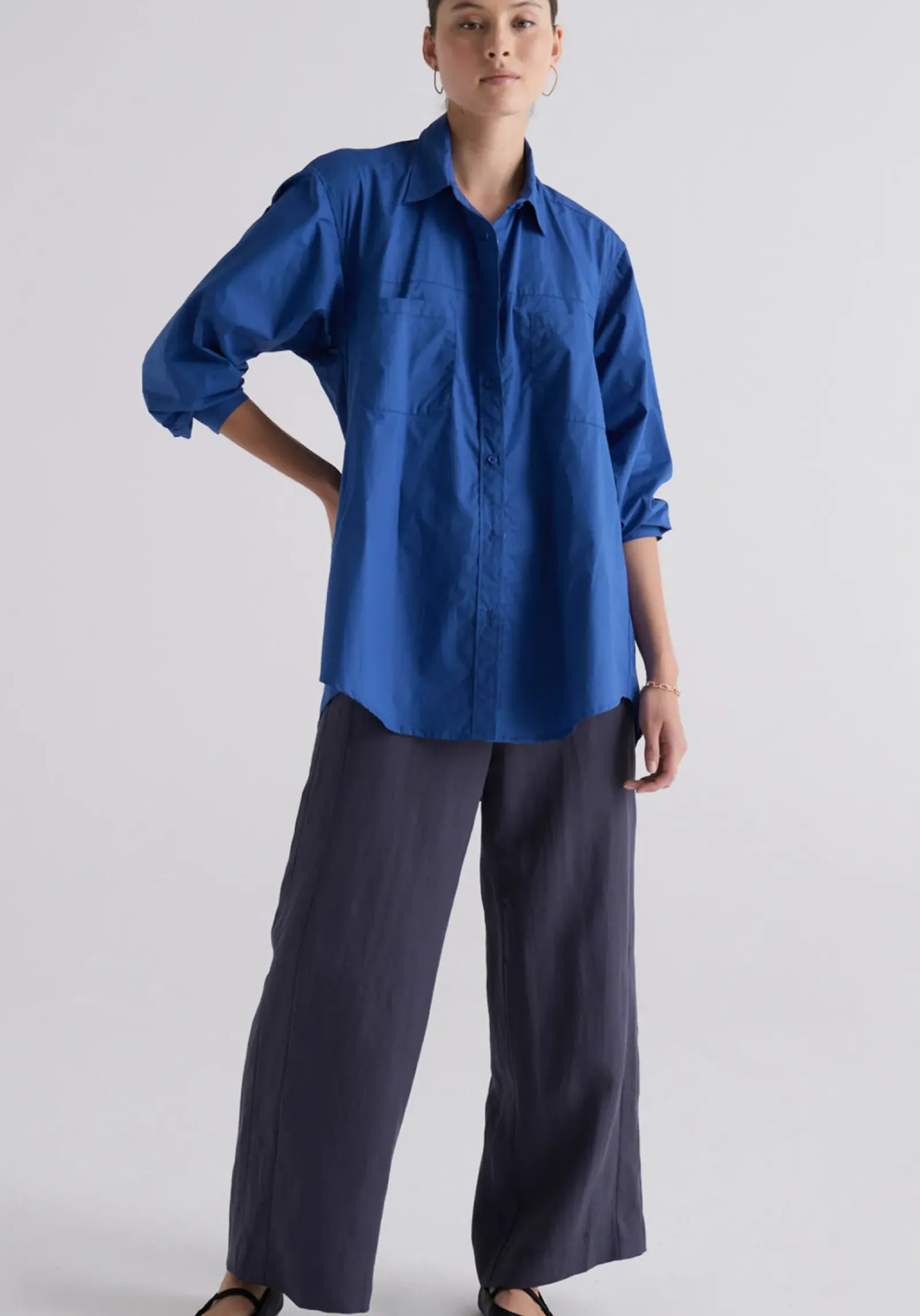 Pol Louie Pocket Shirt - Marine Fashion