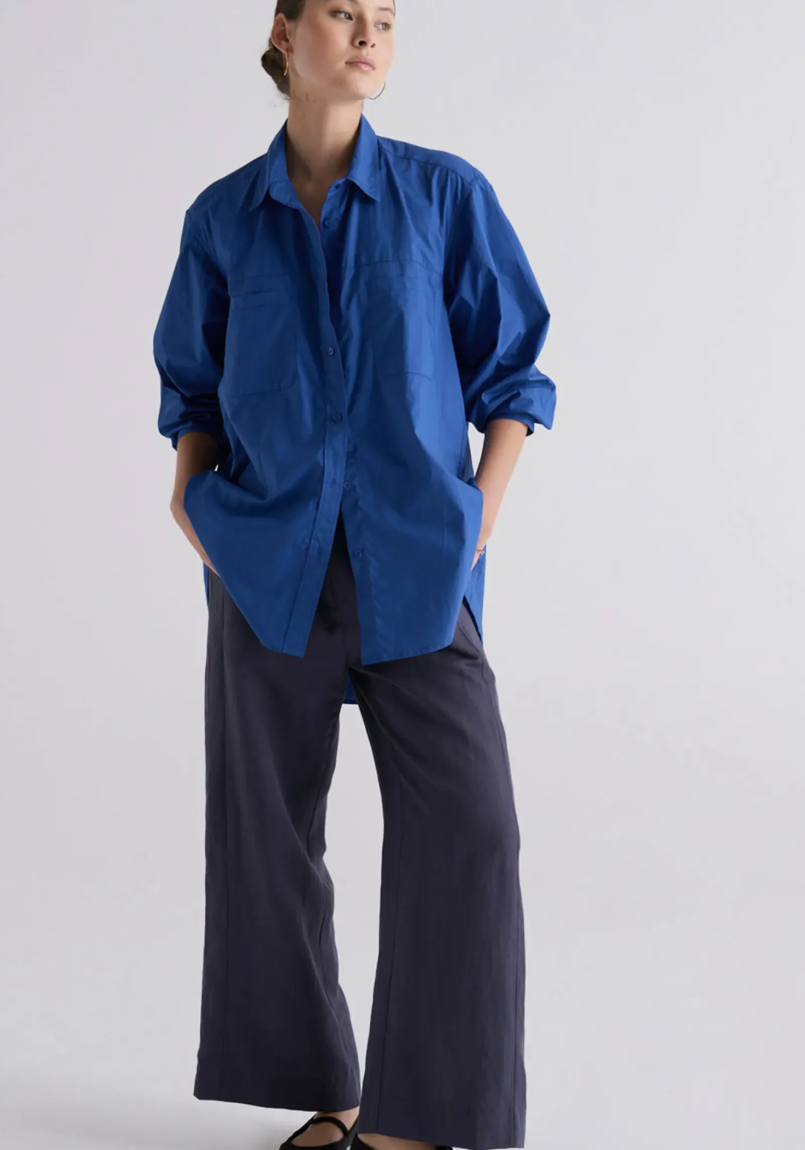 Pol Louie Pocket Shirt - Marine Fashion
