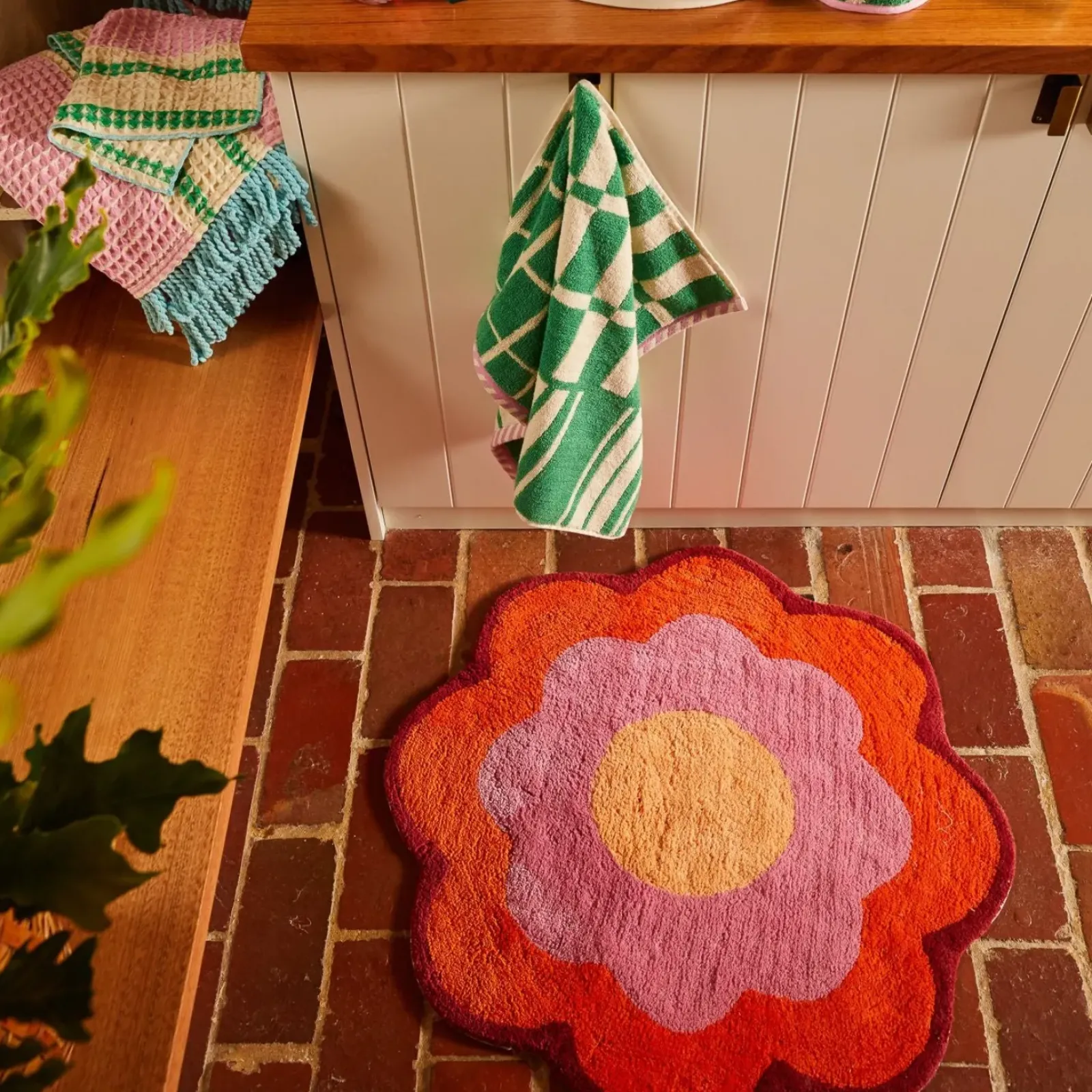 Sage & Clare Sage & Clare Kiska Bath Mat - Dahlia Clearance
