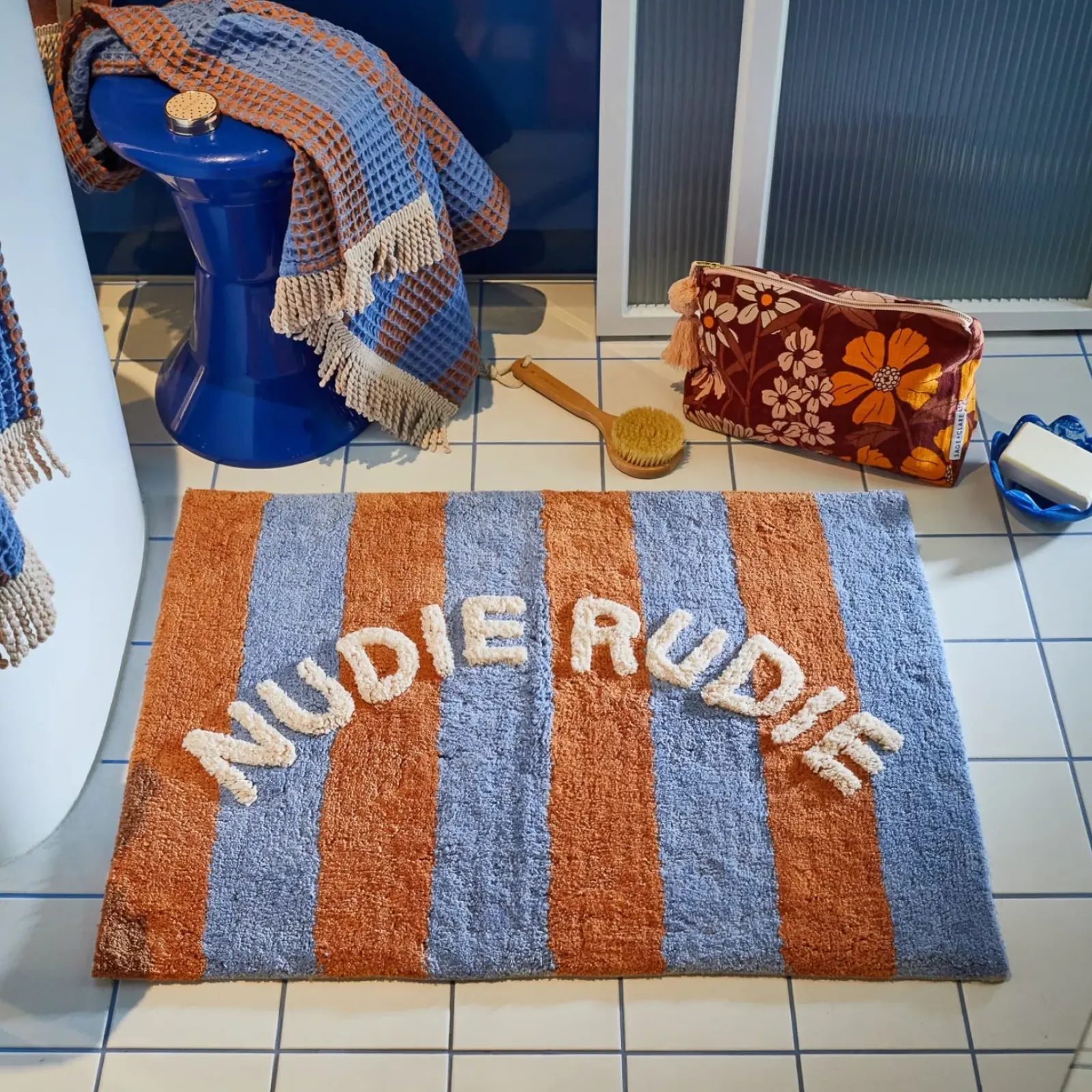 Sage & Clare Sage & Clare Zelia Nudie Rudie Mat - Blue Jay Sale