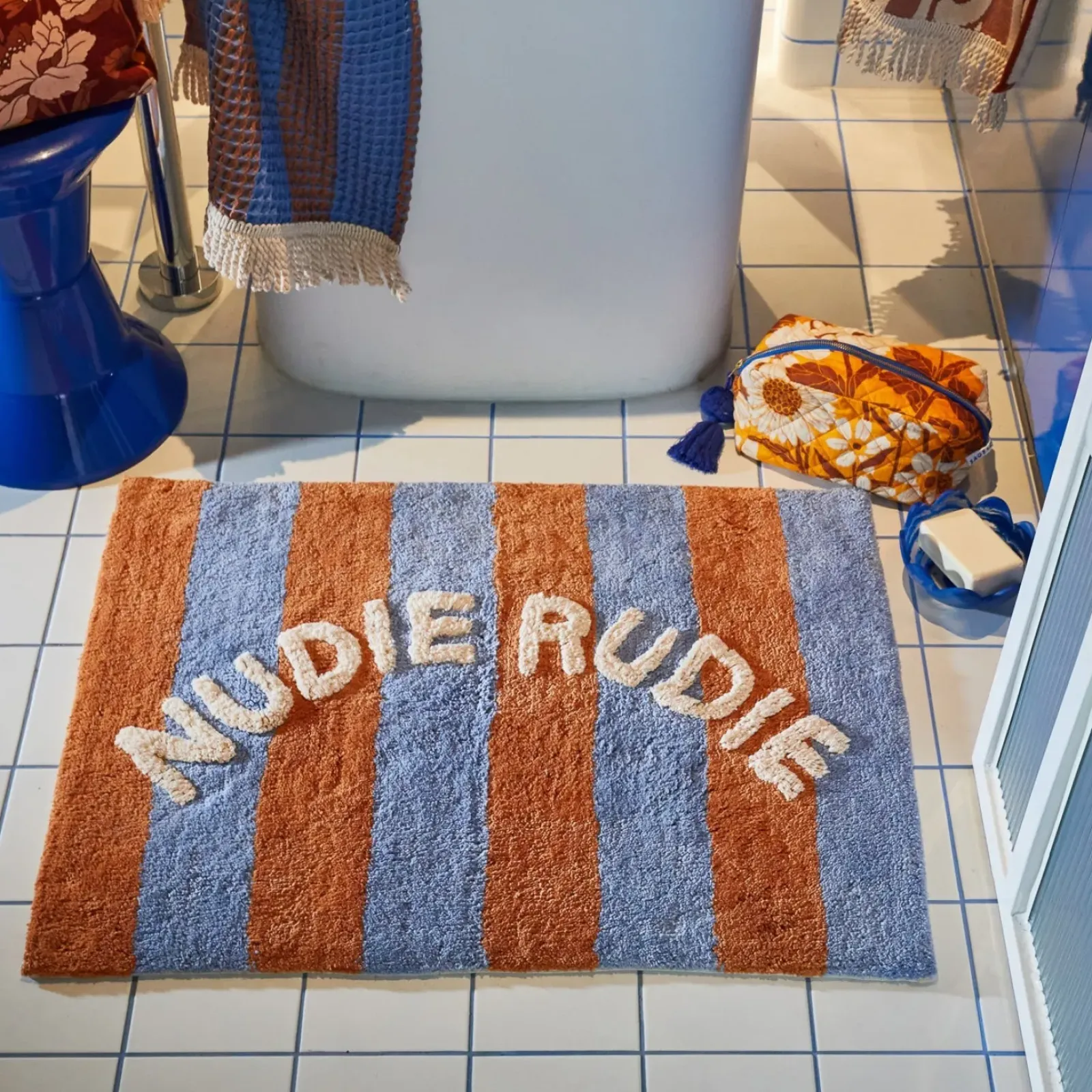 Sage & Clare Sage & Clare Zelia Nudie Rudie Mat - Blue Jay Sale