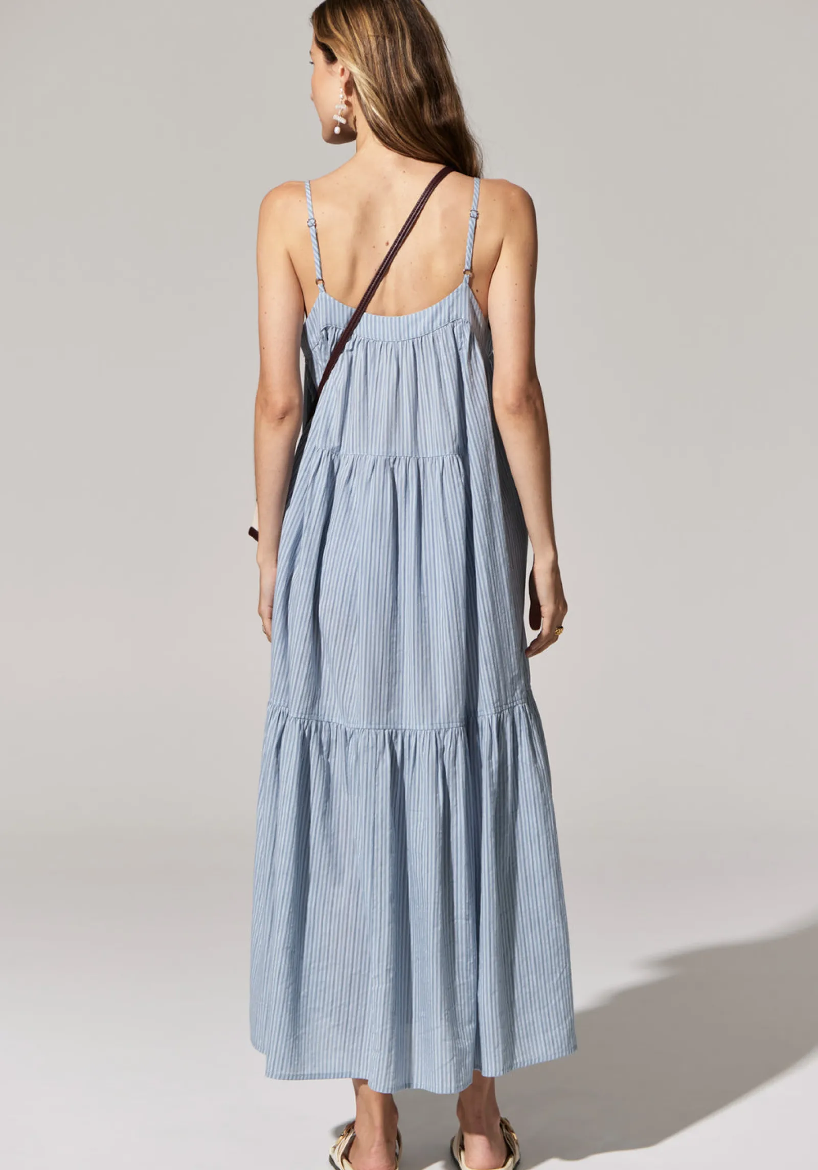 Pol Acacia Sundress - Blue Online