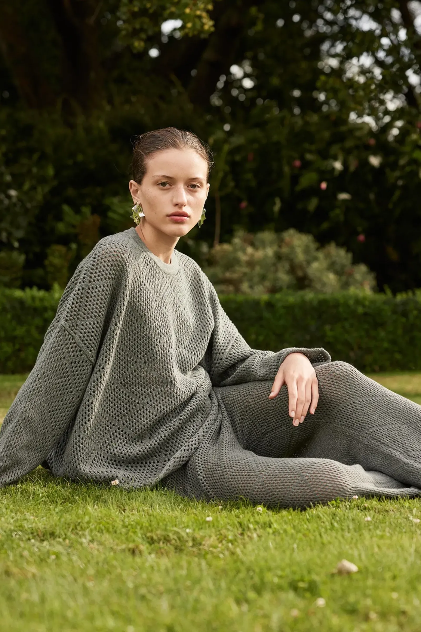 ARCAA Ezra Sweater- Dark Grey Marle Clearance