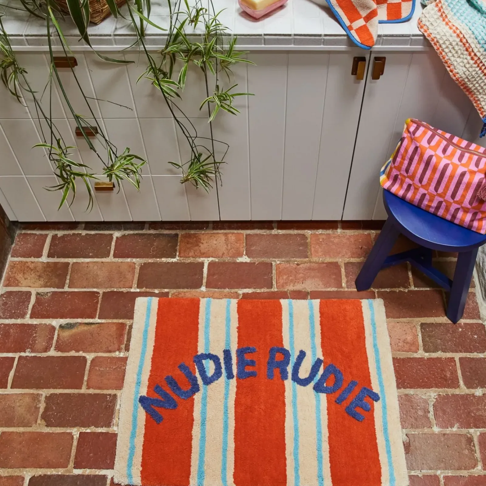 Sage & Clare Sage & Clare Ballico Nudie Bath Mat - Paprika Best