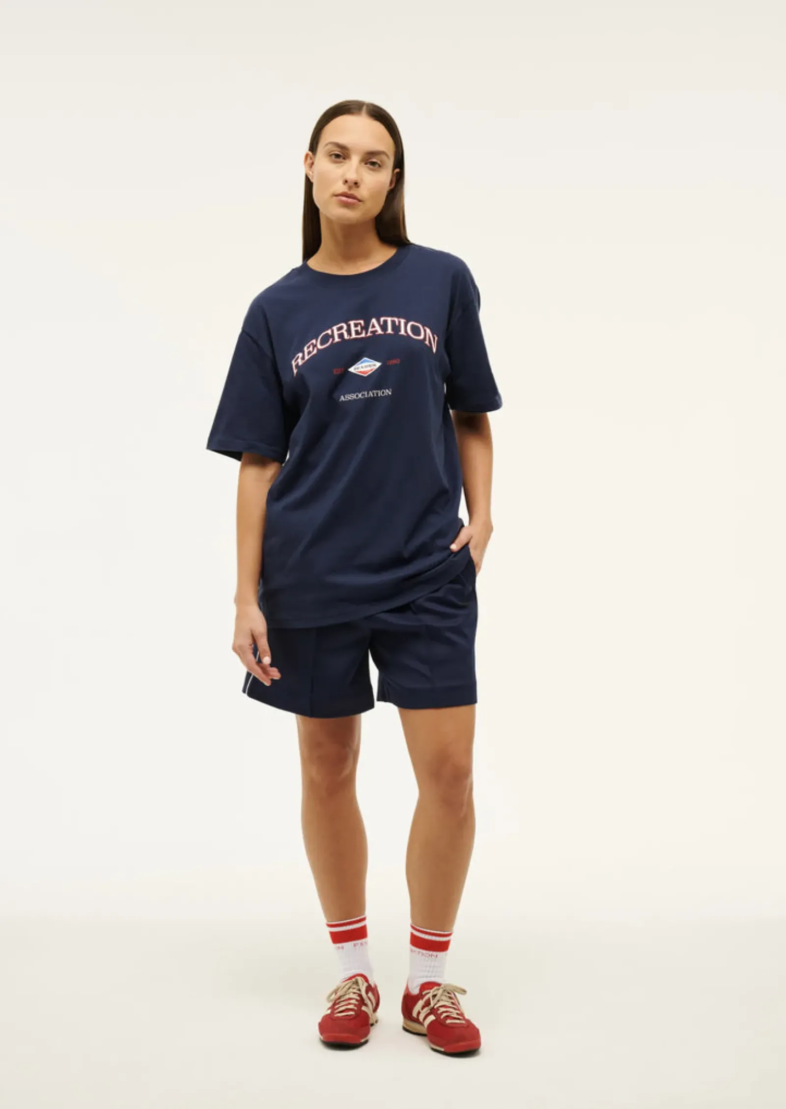 P.E Nation Recreation Tee - Dark Navy Blue Hot