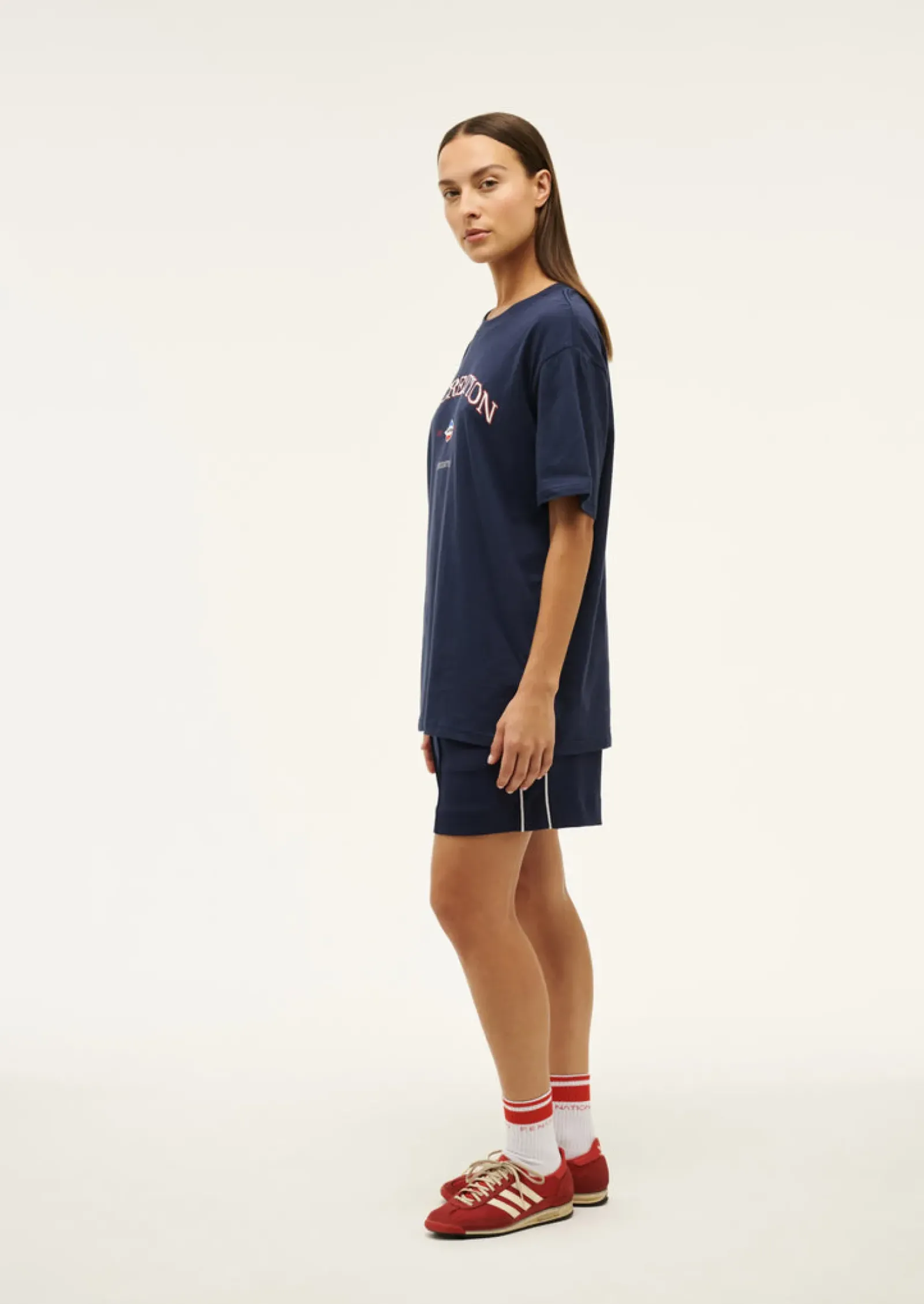 P.E Nation Recreation Tee - Dark Navy Blue Hot