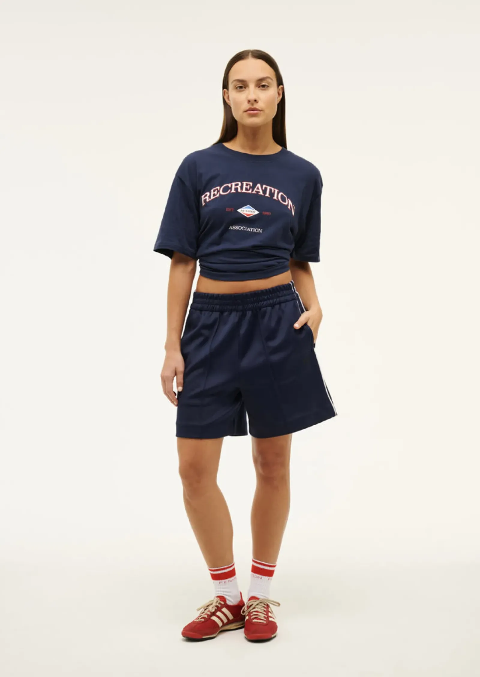 P.E Nation Recreation Tee - Dark Navy Blue Hot
