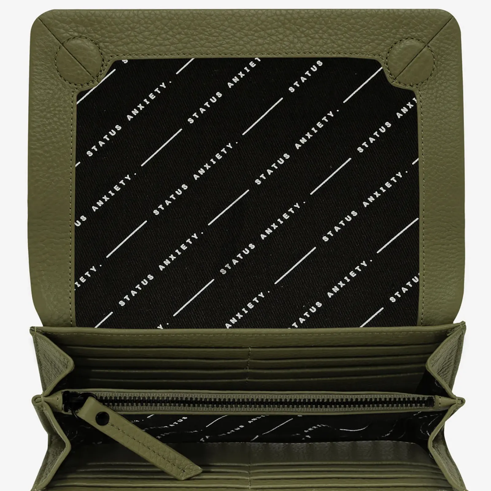 Status Anxiety Remnant Wallet - Khaki Discount