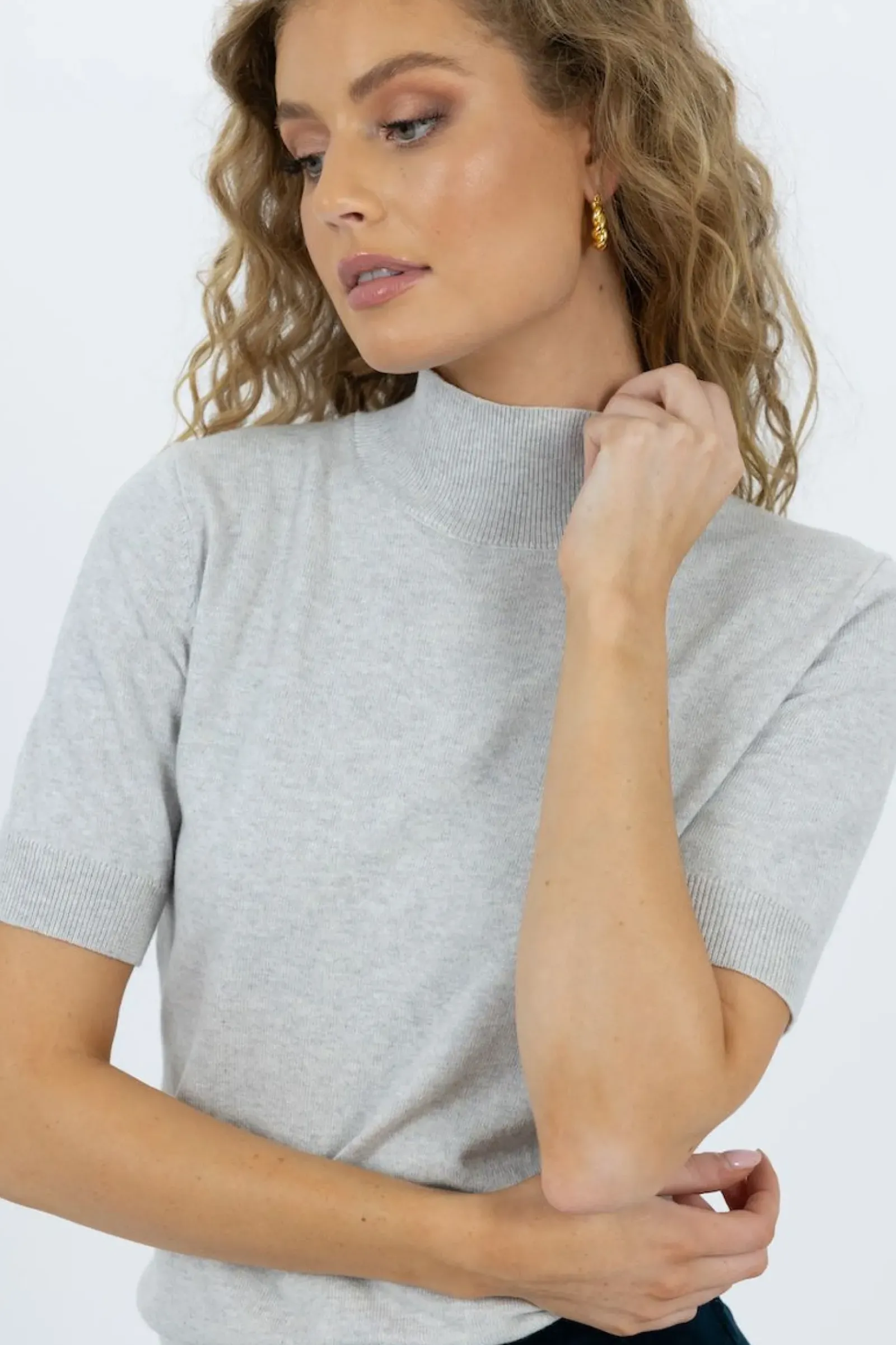 Humidity Vera Top - Soft Marle Hot