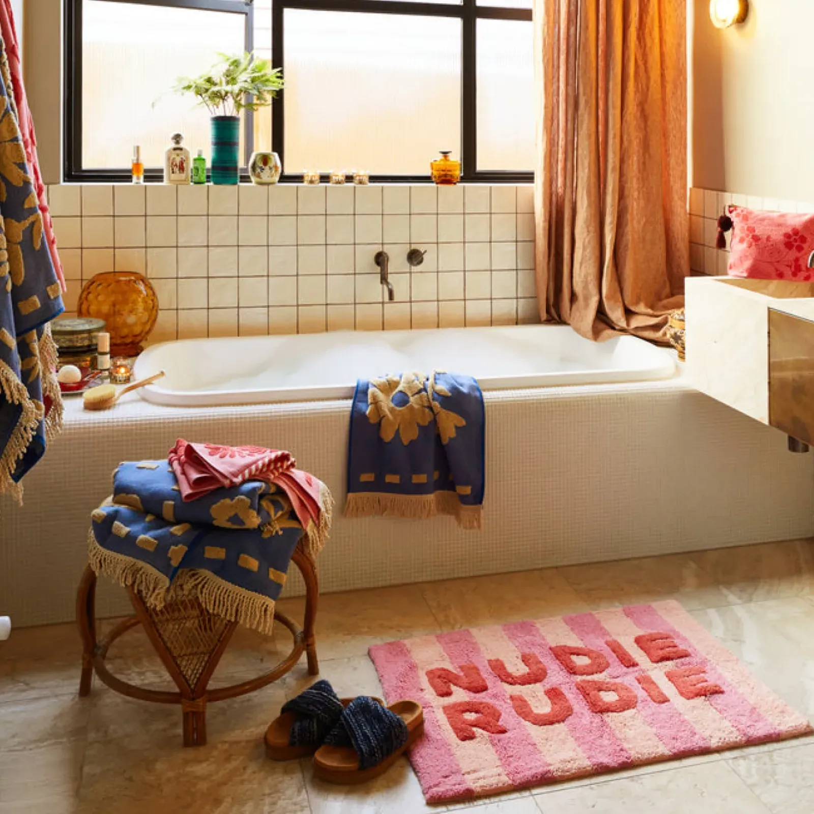 Sage & Clare Sage & Clare Ira Nudie Rudie Bath Mat - Posy Outlet