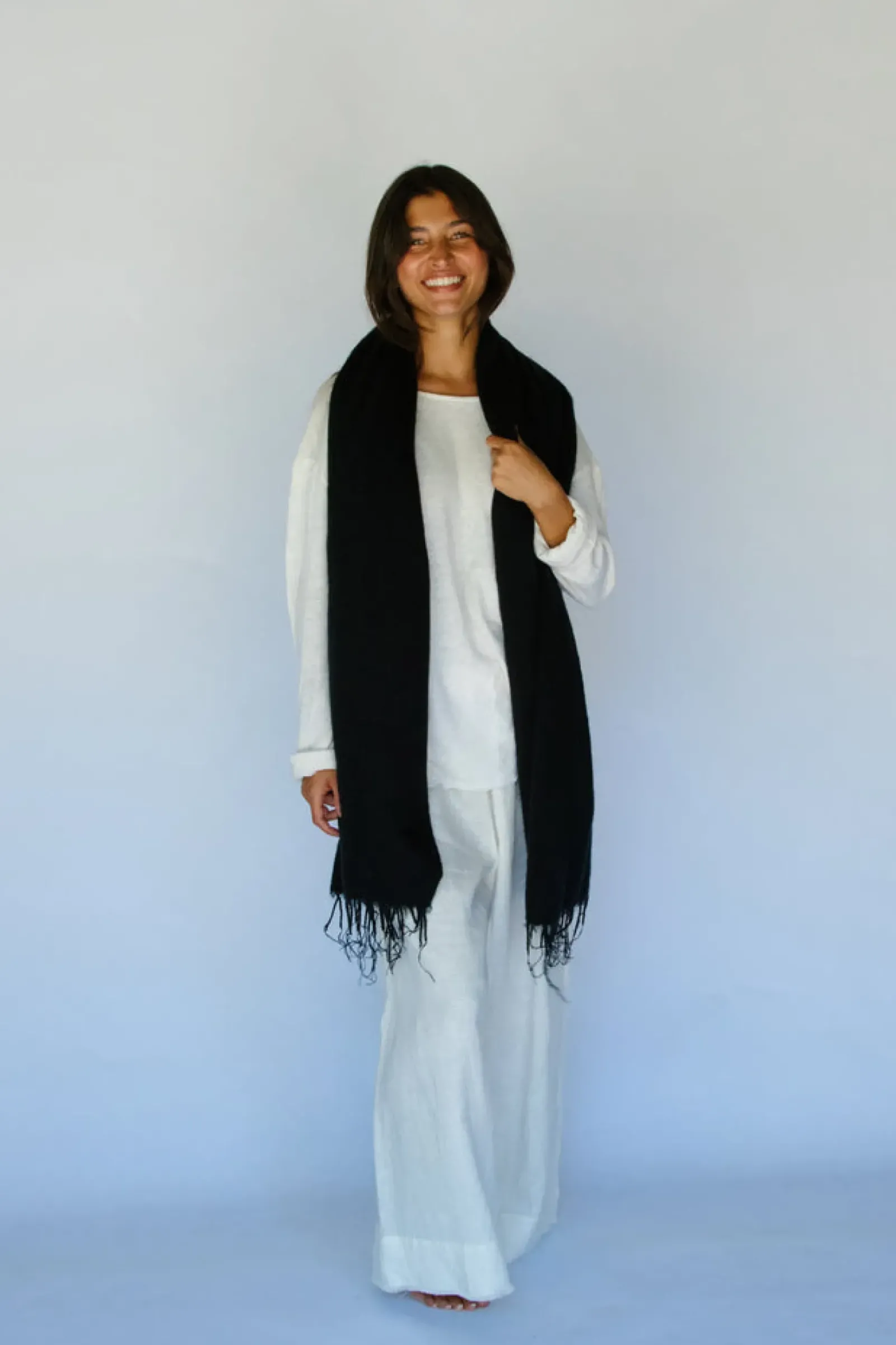 Hobo & Hatch Hobo & Hatch Scarf- Black Discount