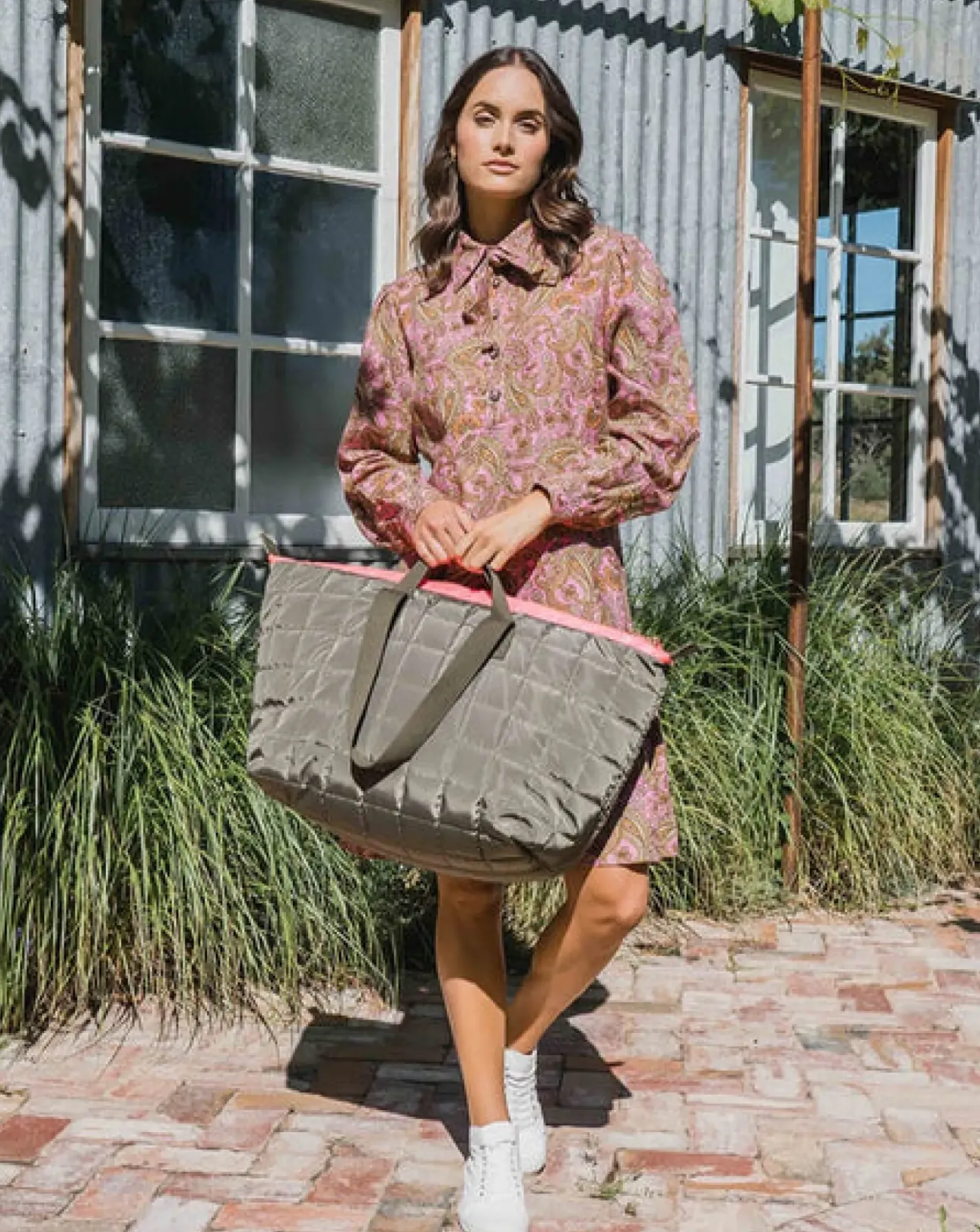 Elms & King Elms & King Spencer Carry All - Khaki Outlet