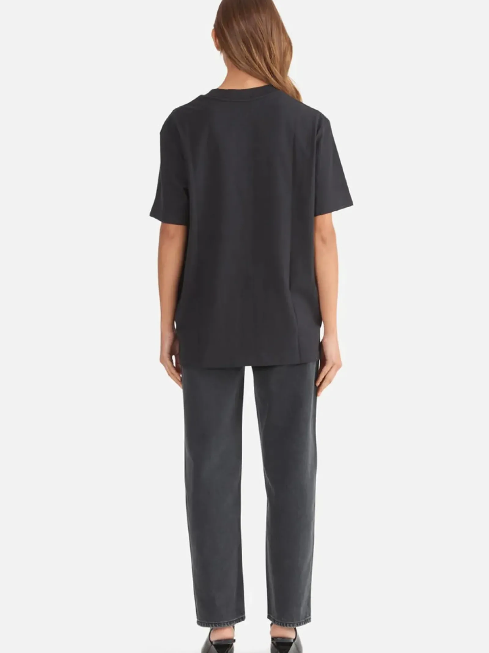Ena Pelly Lexi Monogram Tee- Black Discount