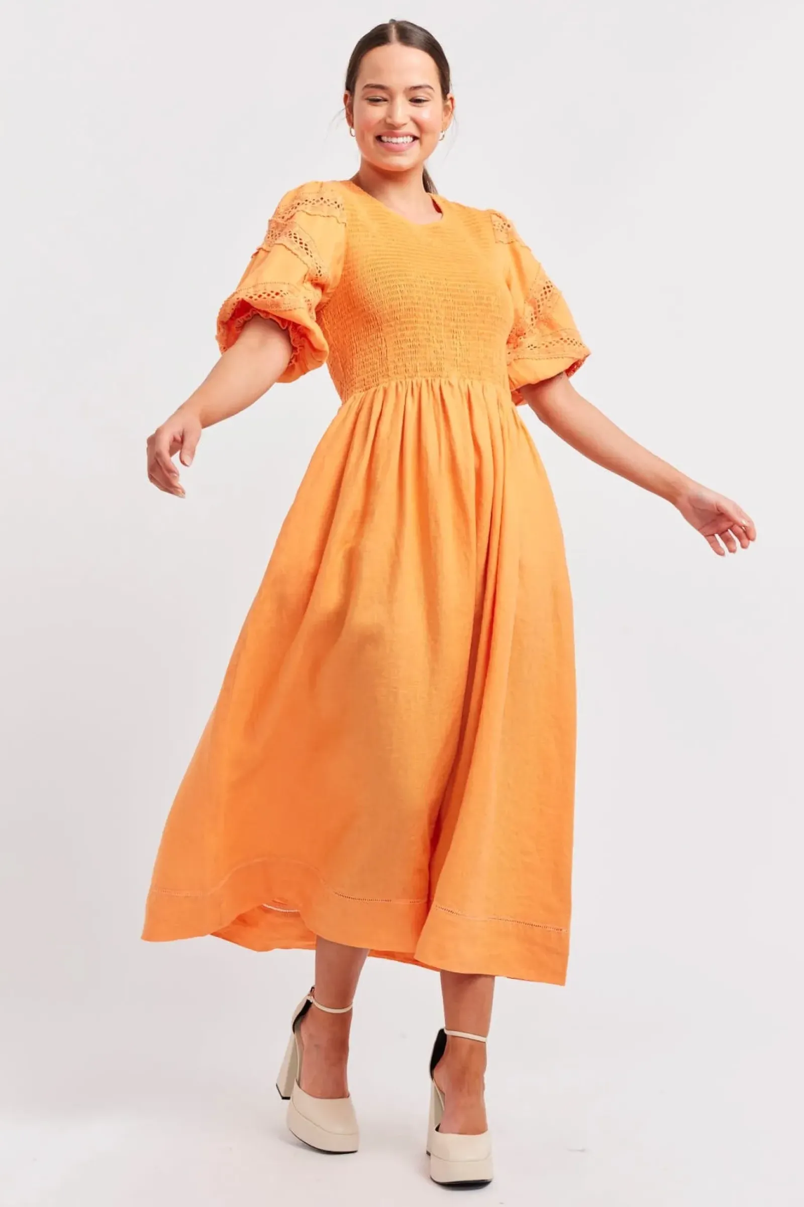 Alessandra Claudia Dress - Marigold Outlet