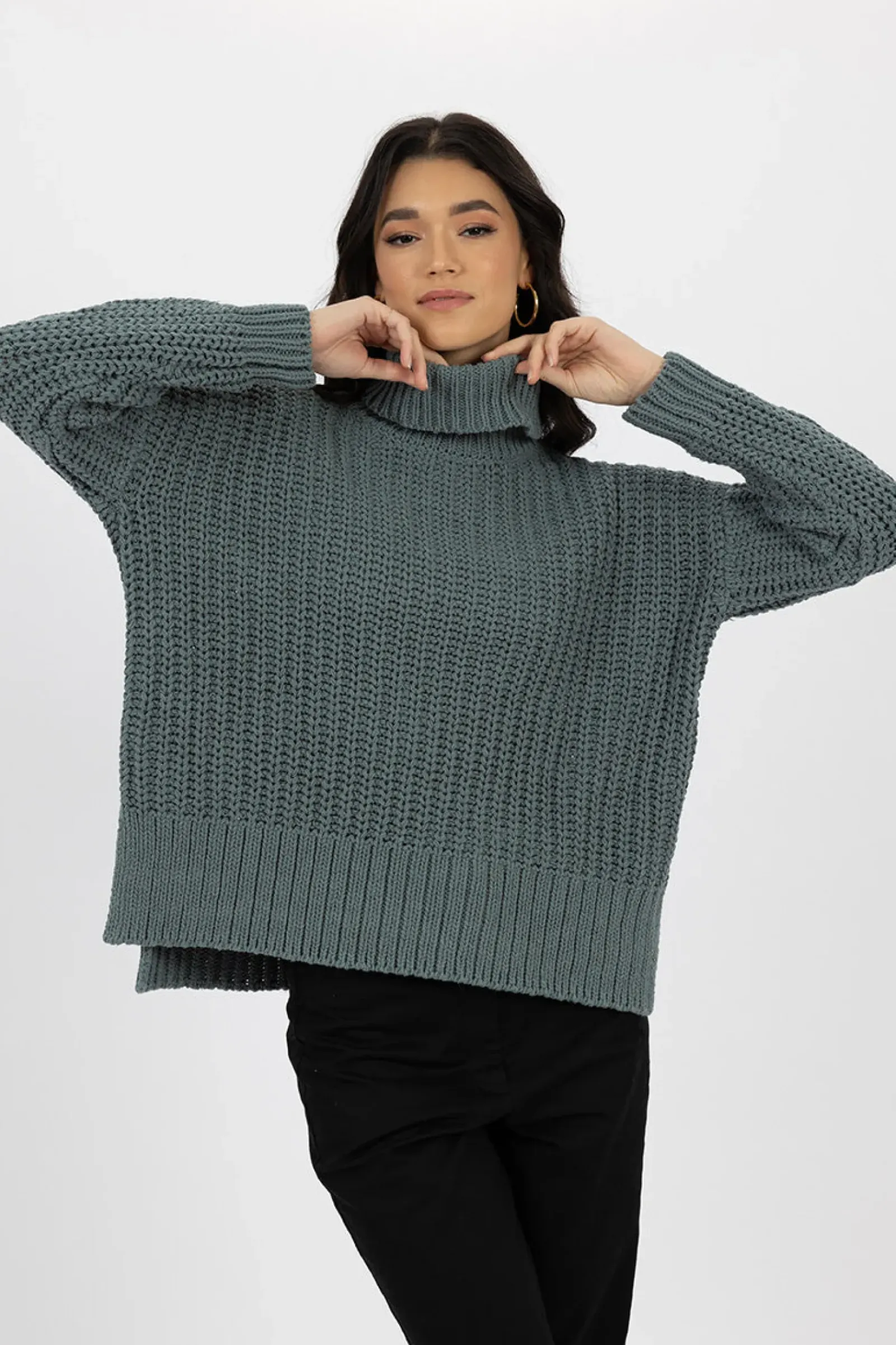 Humidity Jordie Jumper - Petrol Sale