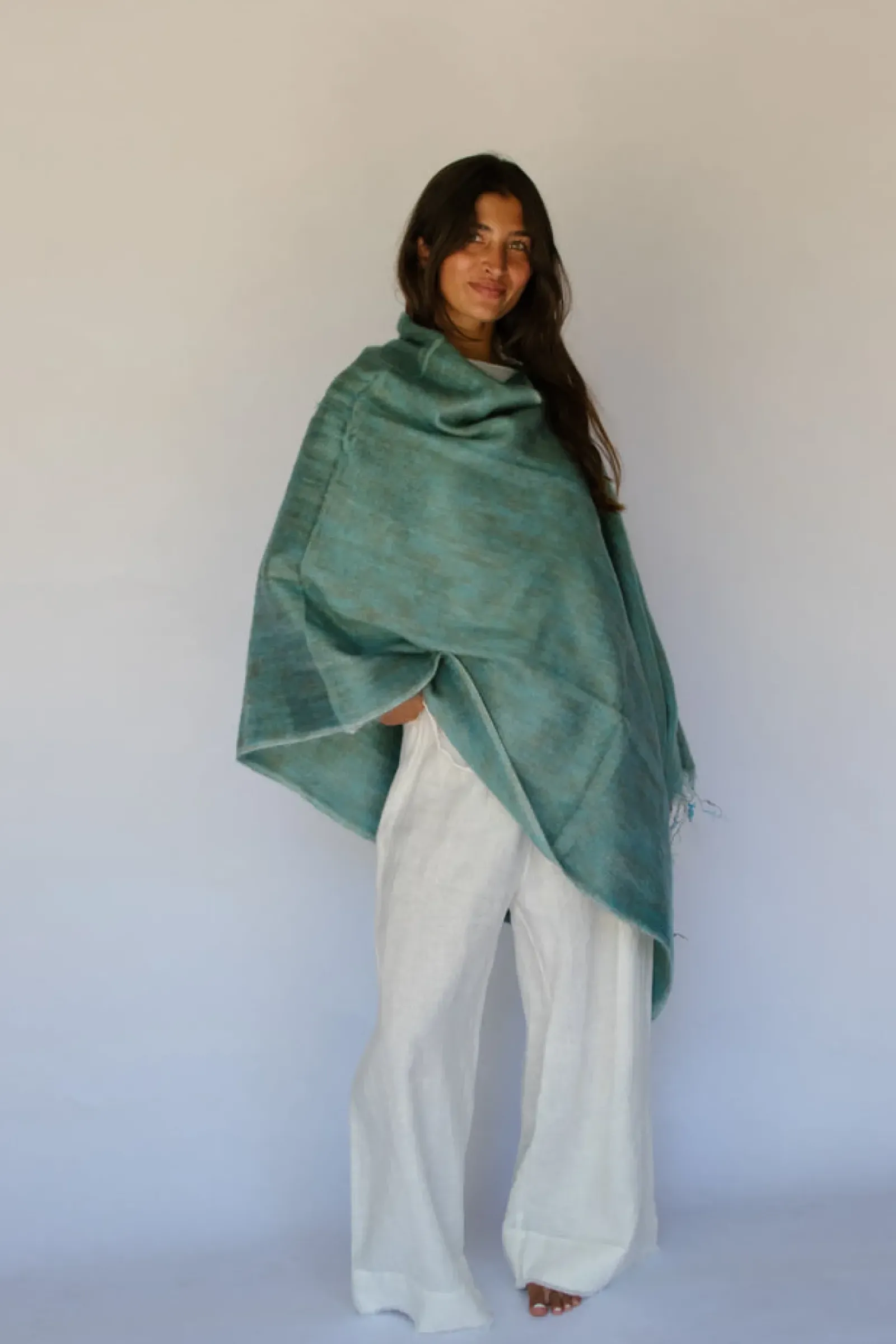 Hobo & Hatch Hobo & Hatch Poncho- Marine Sale