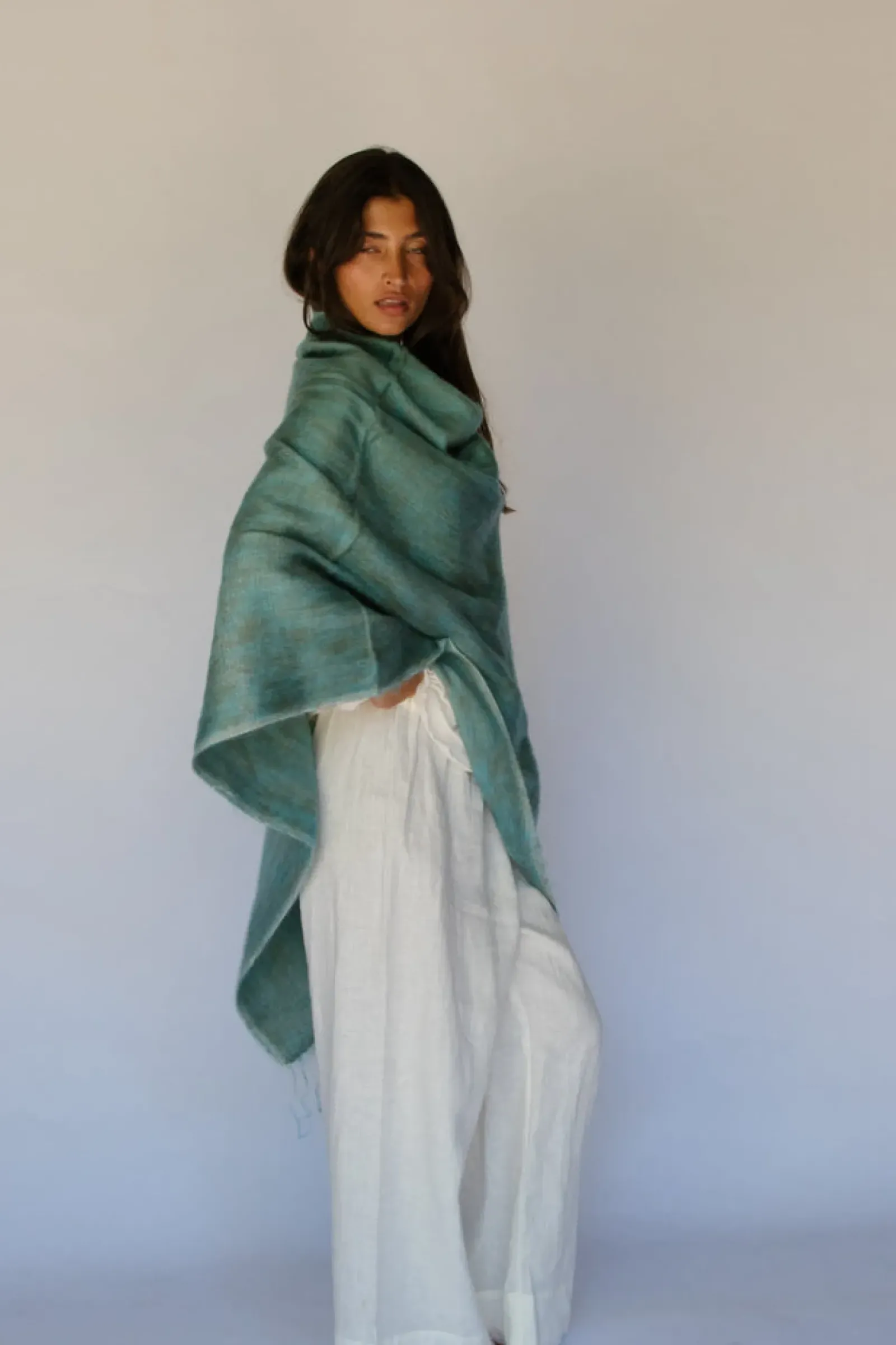 Hobo & Hatch Hobo & Hatch Poncho- Marine Sale