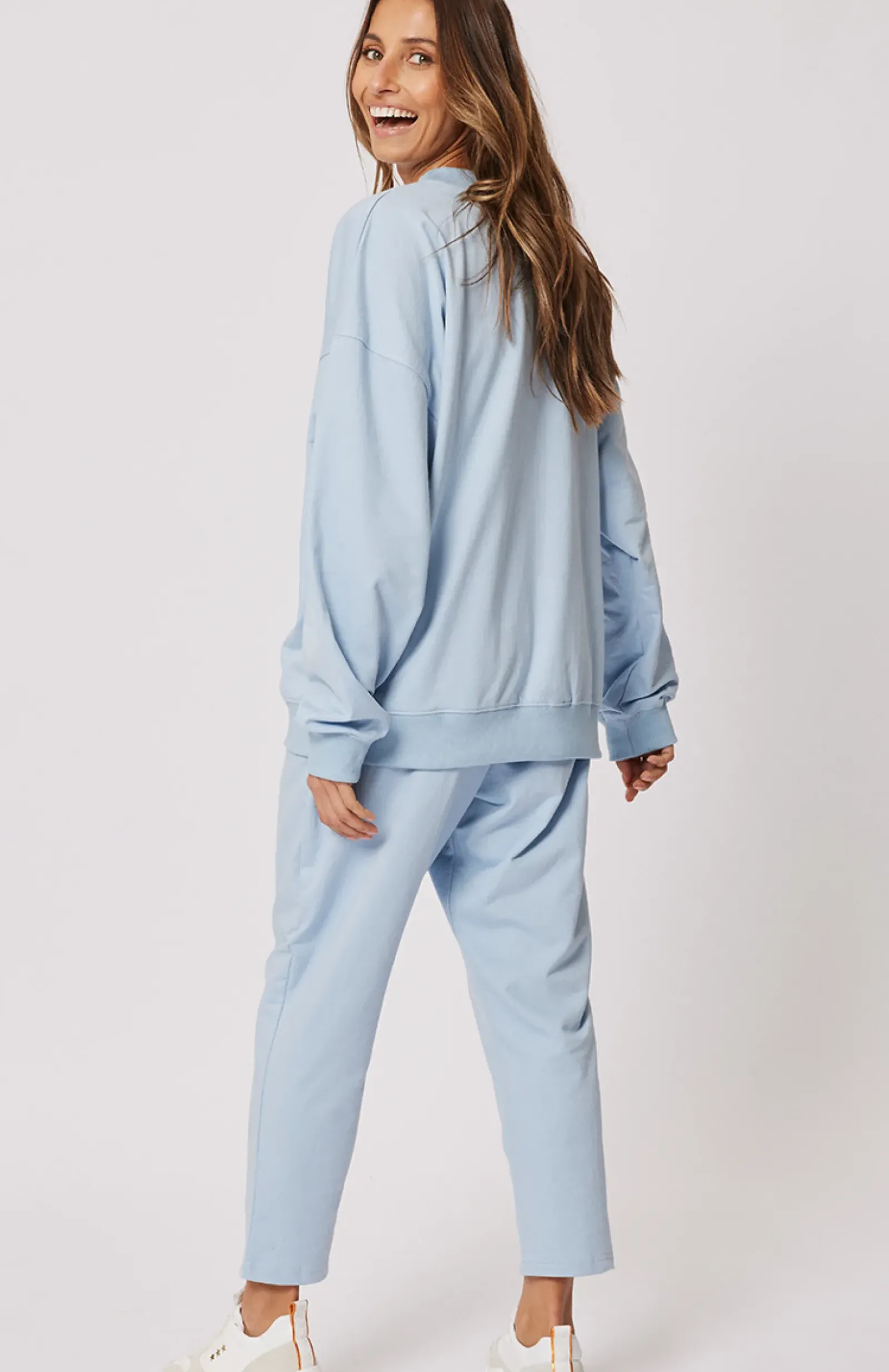 Cartel & Willow Cartel & Willow Nina Sweater- Powder Blue Best
